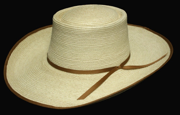 4" Brim Reata Hat with Brown Bound Edge